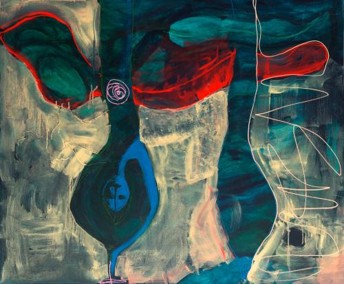  omgekeerde olifant | 120 x 100cm